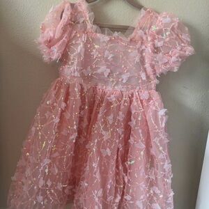 Lola + The Boys Sequin Pink Dress